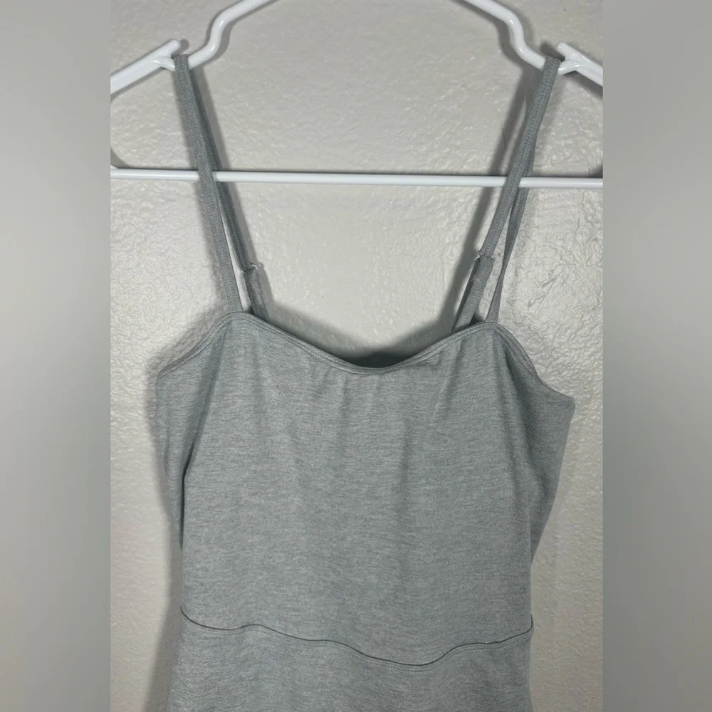 Alo Yoga Courtside Tennis Dress Heather Gray Alosoft Fit Flare Small S - Picture 7 of 10
